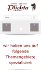 Mobile Screenshot of fotostudio-plichta.de